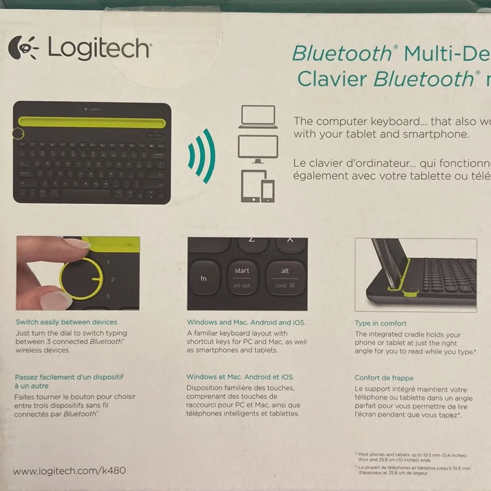 Logitech k480 wireless